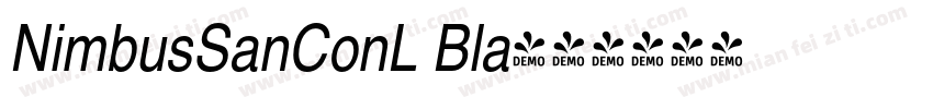 NimbusSanConL Bla字体转换